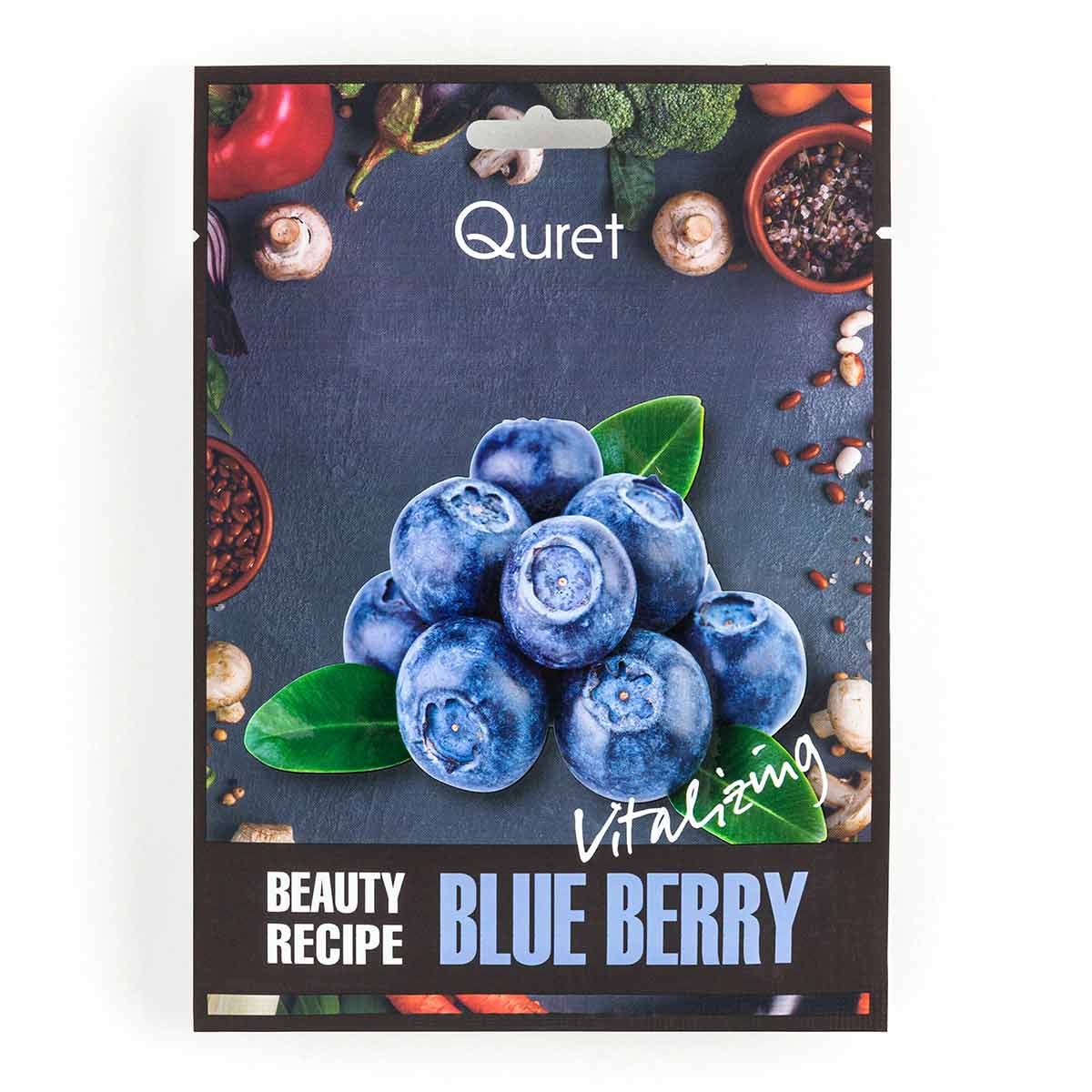 Quret Beauty Recipe Mask - Blue Berry[Vitalizing]