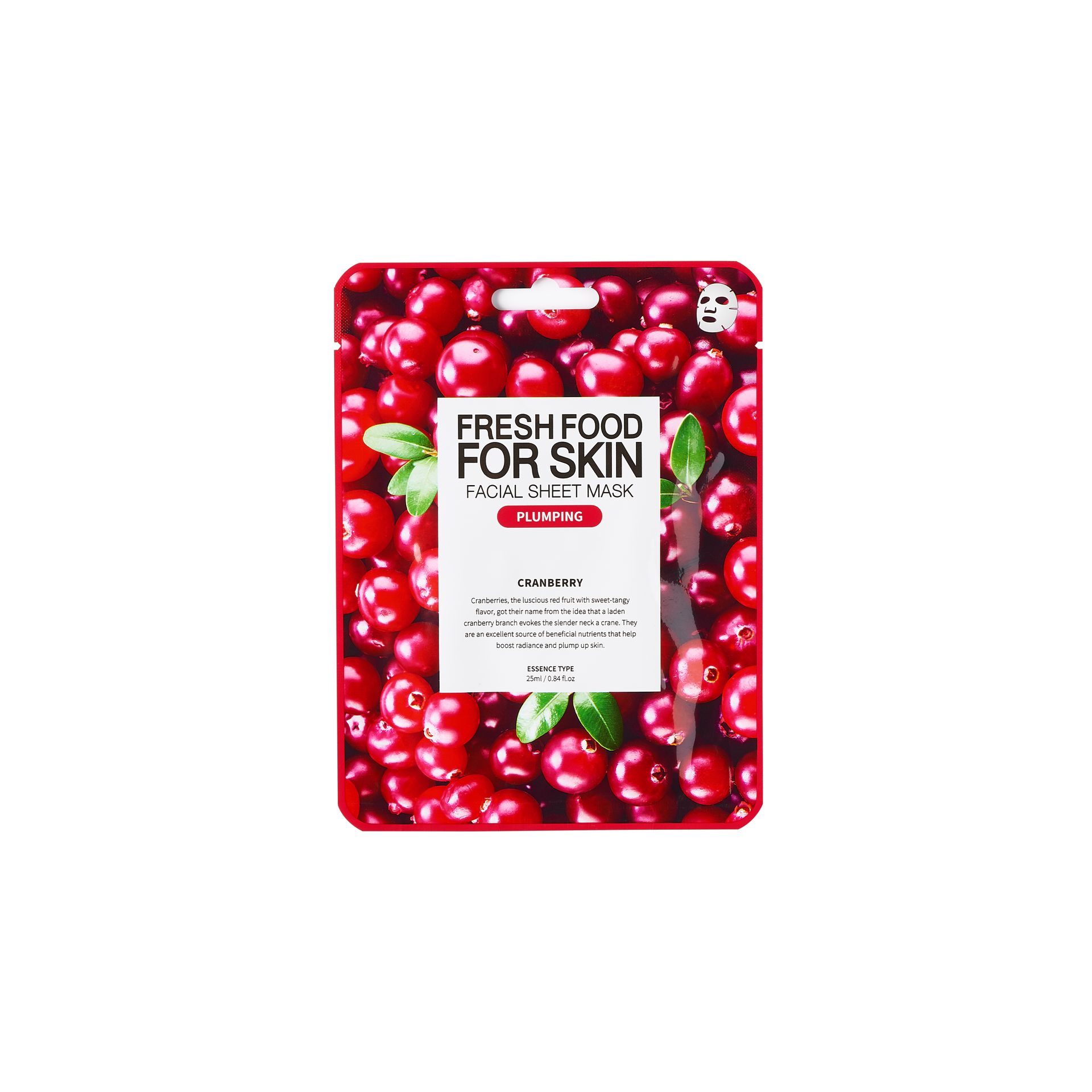 Freshfood For Skin Facial Sheet Mask (Cranberry)