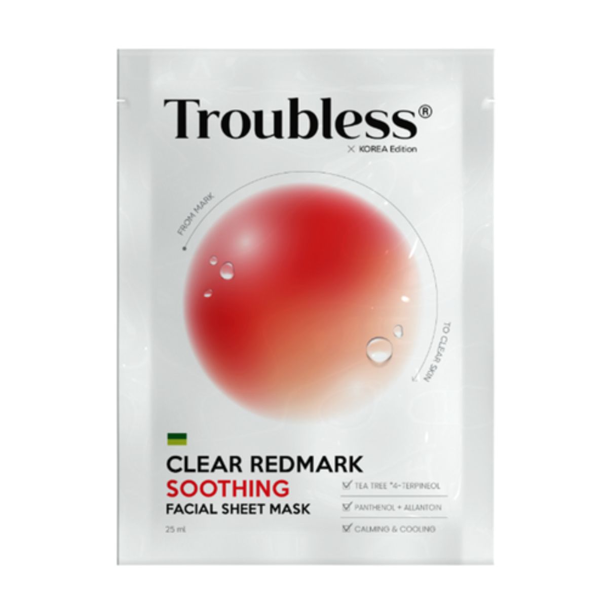 CLEAR REDMARK SOOTHING FACIAL SHEET MASK