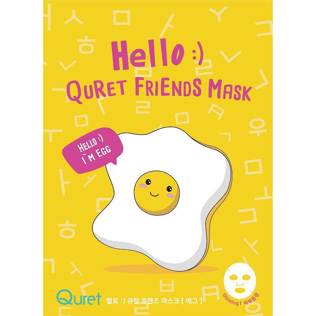 Hello:) Quret Friends Mask- EGG 