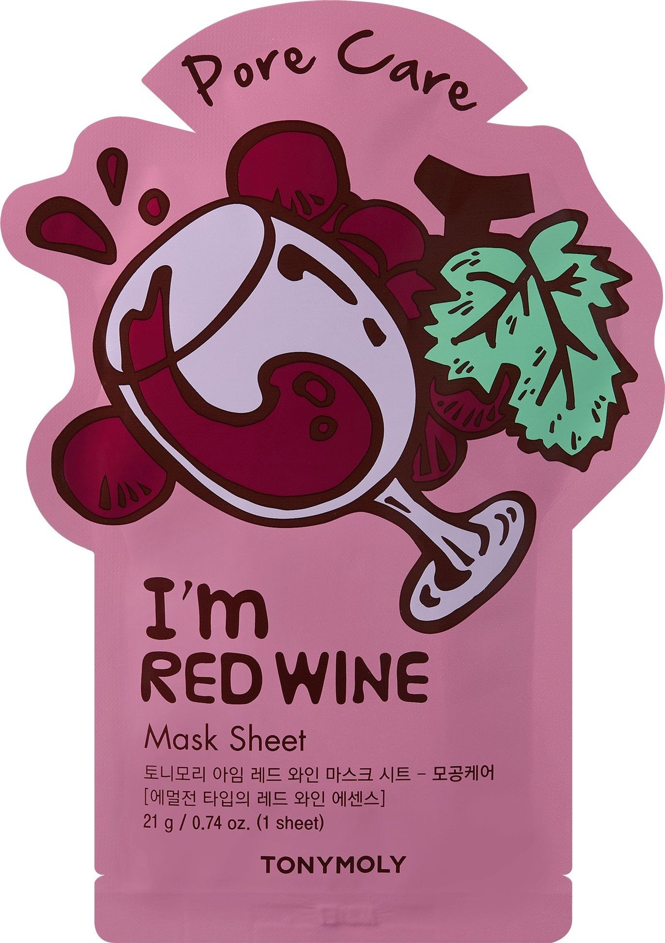 I'M RED WINE MASK SHEET – PORE CARE