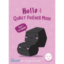 Hello:) Quret Friends Mask- Charcoal
