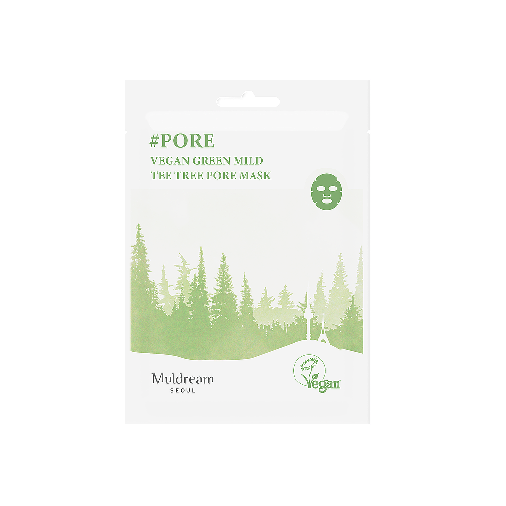 [8809443284150] Vegan Green Mild tee tree pore mask