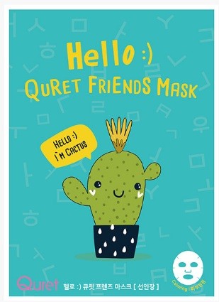 [8809632520717] Hello:) Quret Friends Mask-Cactus 