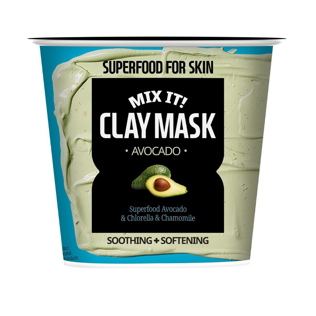 [8809573483256] SUPERFOOD FOR SKIN MIX IT! CLAY MASK AVOCADO