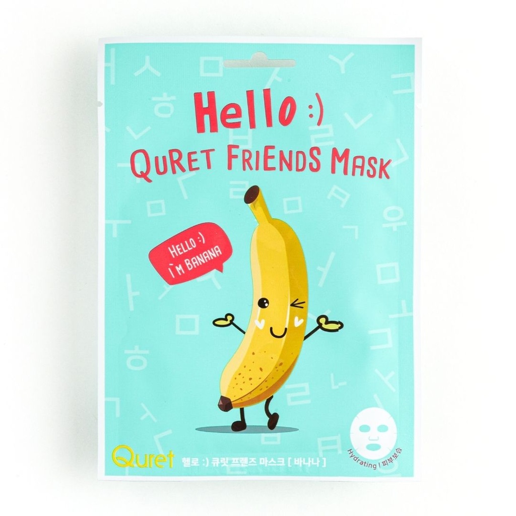[8809632520854] Hello :) Quret Friends Mask - Banana