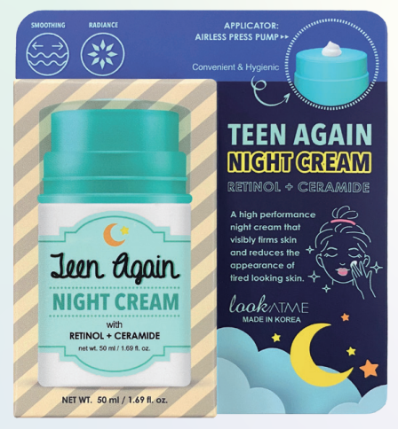 [8809417491621] TEEN AGAIN NIGHT CREAM