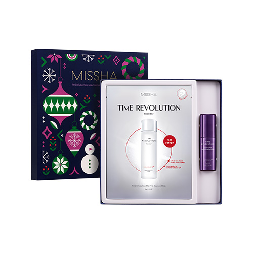 [8809747945047] MISSHA TIME REVOLUTION NIGHT REPAIR FIRMING CARE SET (HOLIDAY EDITION)