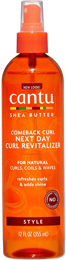 [810006943474] SHEA BUTTER FOR NATURAL HAIR COMEBACK CURL NEXT DAY CURL REVITALIZER 355ML (V2)