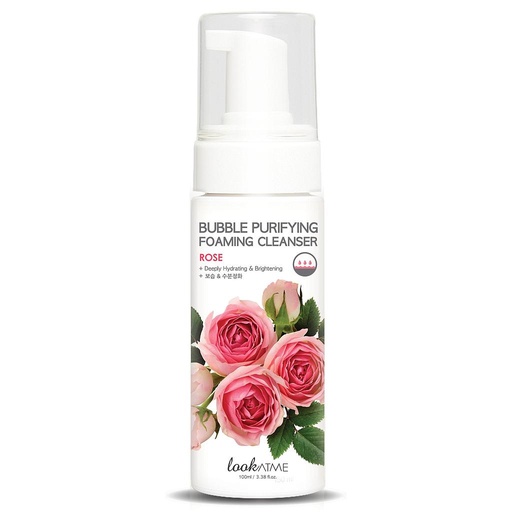 [8809417490709] BUBBLE PURIFYING FOAMING CLEANSER ROSE