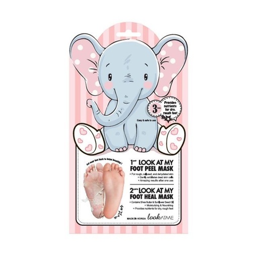 [8809417490792] LOOK AT ME MY FOOT MASK SET (Elephant)