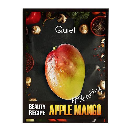 [8809632520830] Quret Beauty Recipe Mask - Apple Mango[Hydrating]